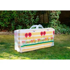 Abdeckhaube für Gartenpolster Mohnblume