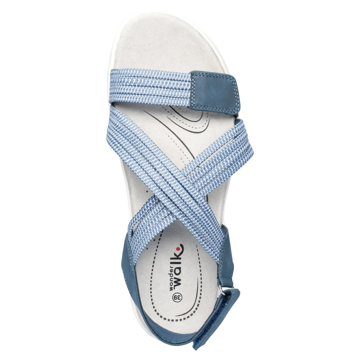 Aktiv-Klettsandale "Lara" blau