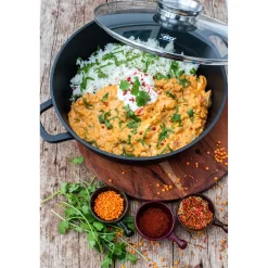 Alucast Servierpfanne mit Deckel