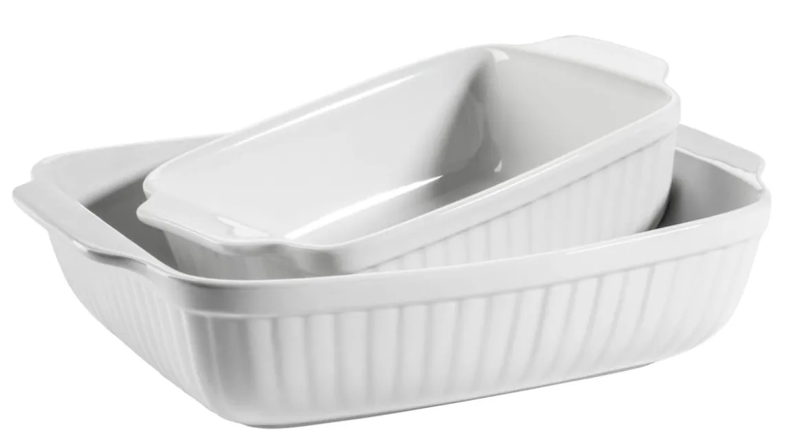 Auflaufform-Set, Keramik KITCHEN TIME Weiß