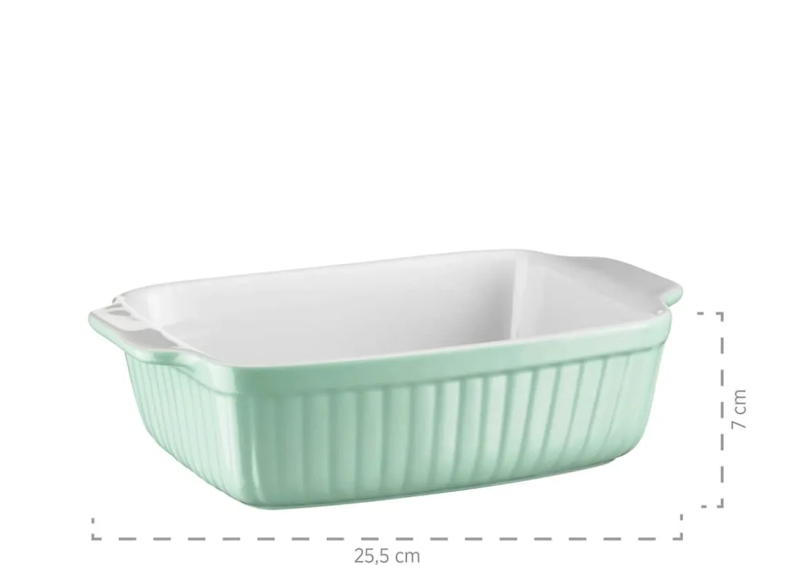 Auflaufform-Set, Keramik KITCHEN TIME Grün