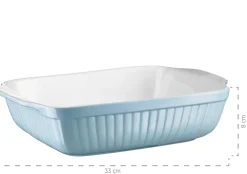Auflaufform-Set, Keramik KITCHEN TIME Blau