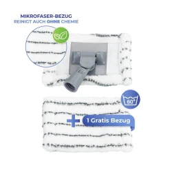 Bad- & Fliesenwischer „Profi“ mit 2 Bezügen