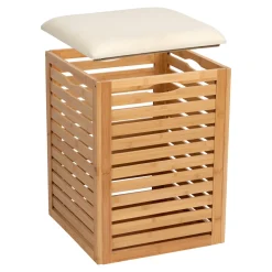 Bambus-Aufbewahrungshocker