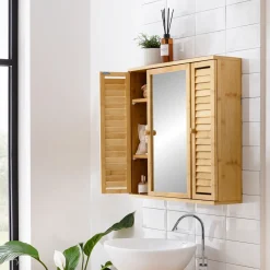 Bambus-Hängeschrank