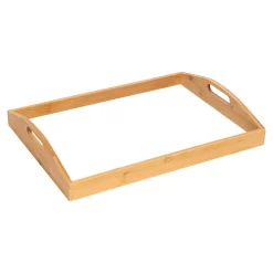 Bambus-Küchen- und Servierwagen