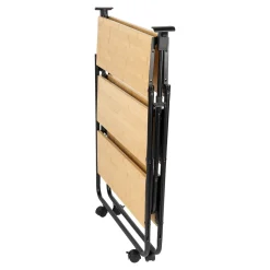 Bambus-Servierwagen, klappbar