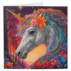 Bastel-Set, Crystal Art Einhorn