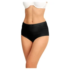 Baumwoll-Taillenslip schwarz - 3 Stück