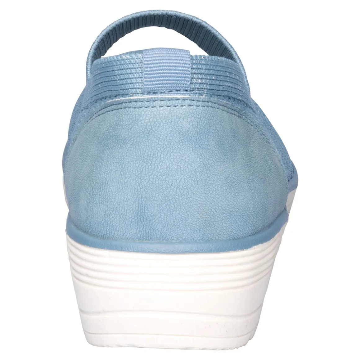 Bequem-Ballerina "Federleicht" rauchblau