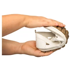 Bequem-Slipper „Bianca“ weiß