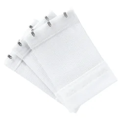 BH-Verlängerung, 3 Stück 3 Häkchen weiß