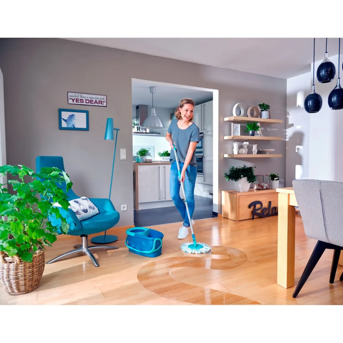 Bodenwischer Set "CLEAN TWIST Disc Mop Ergo"