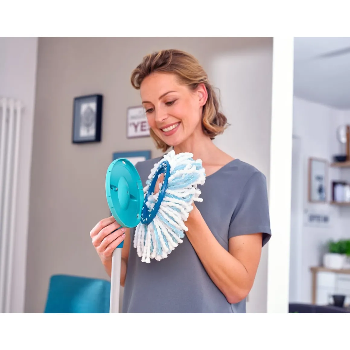 Bodenwischer Set "CLEAN TWIST Disc Mop Ergo"