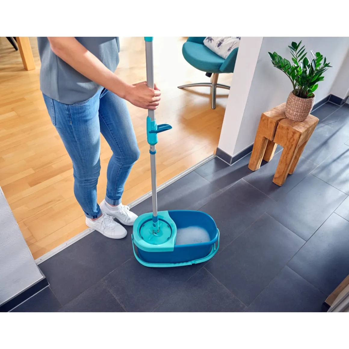Bodenwischer Set "CLEAN TWIST Disc Mop Ergo"
