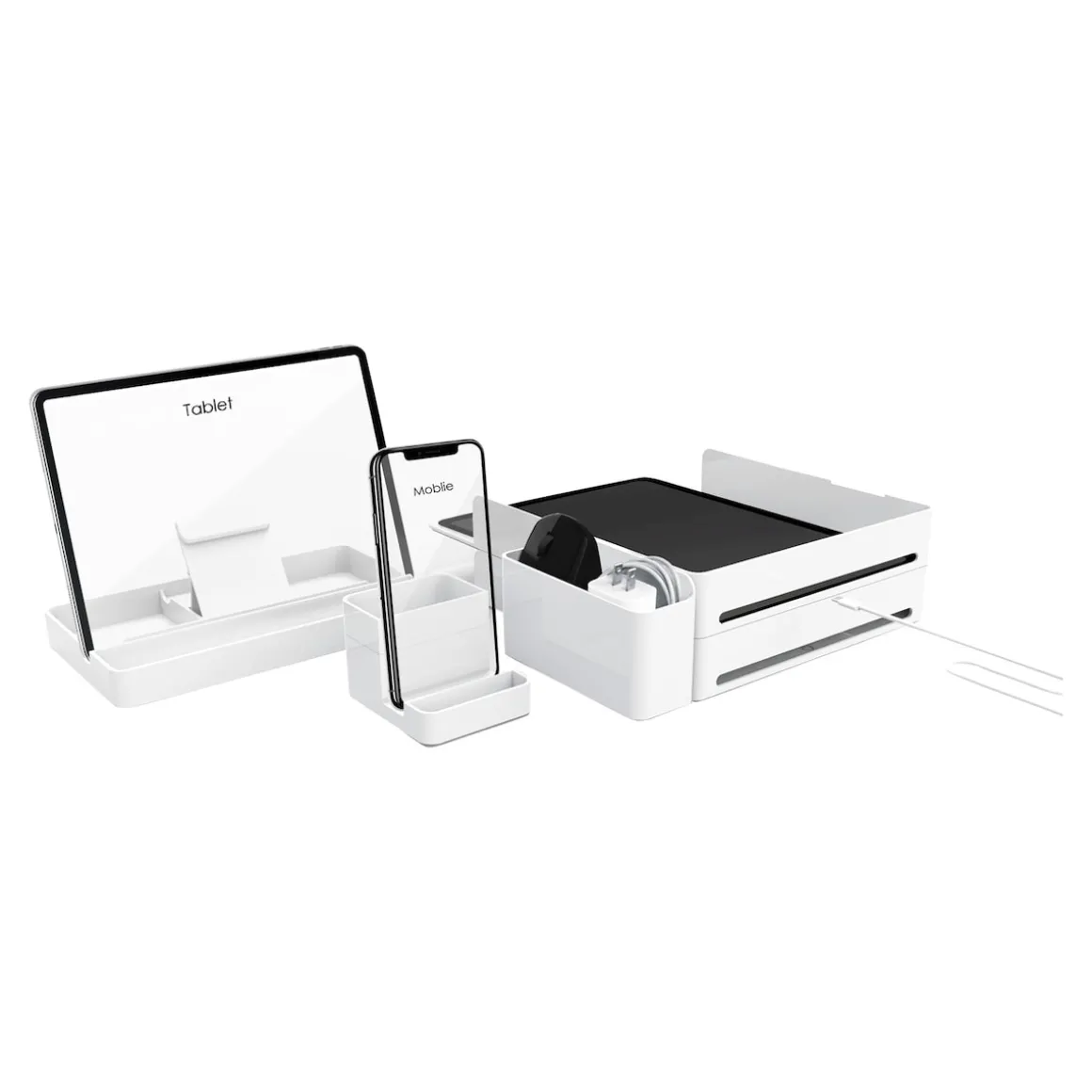 Büro-Organizer-Set, 4-teilig