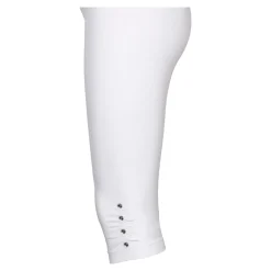 Capri-Leggings „Diamant-Optik“ weiß