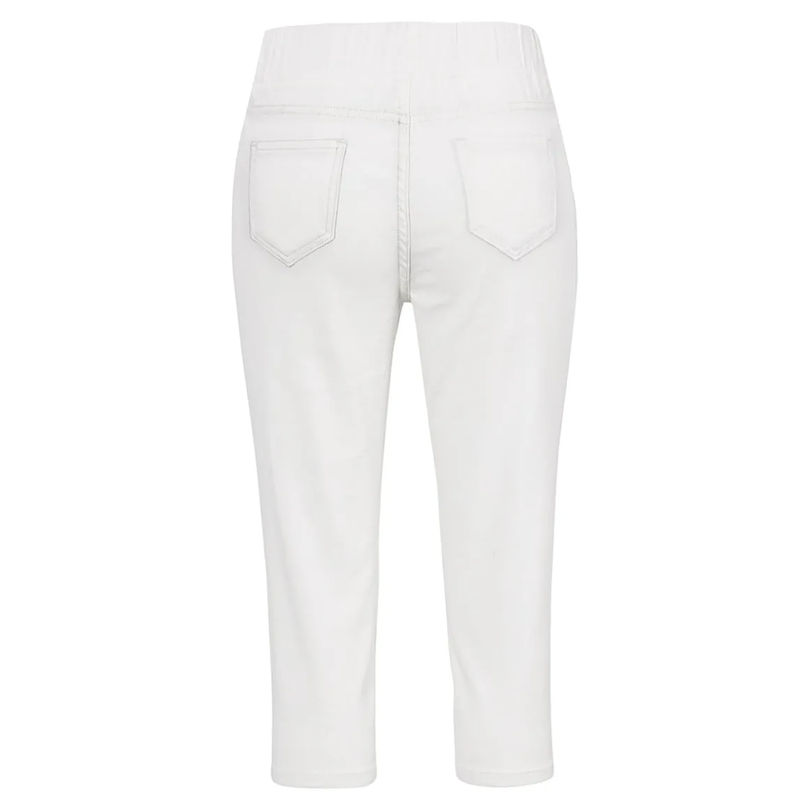 Capri-Schlupfjeans „Dunja“ weiß