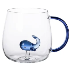 3D Glas-Tasse, 350 ml Walfisch