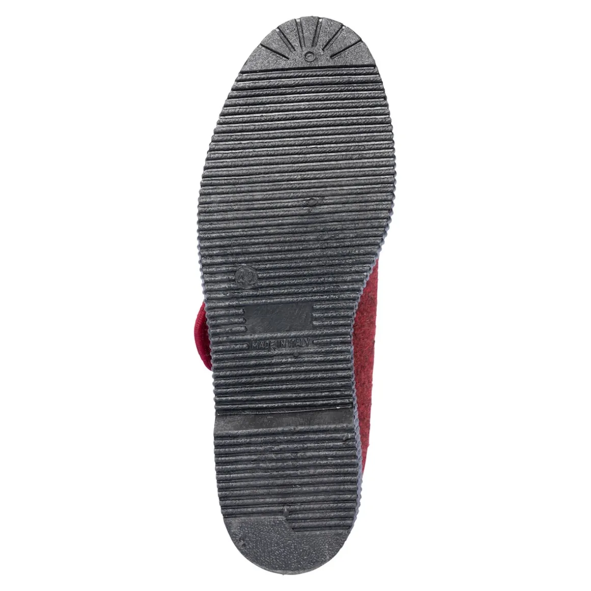 Damen-Hausschuh "Bonn" dunkelrot