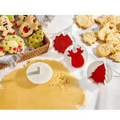 3D-Ausstecher-Set „Stempel“, 4-teilig