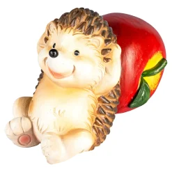 Dekofigur Igel „saftiger Apfel“