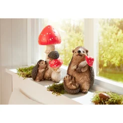 Dekofigur „Igel-Mama“