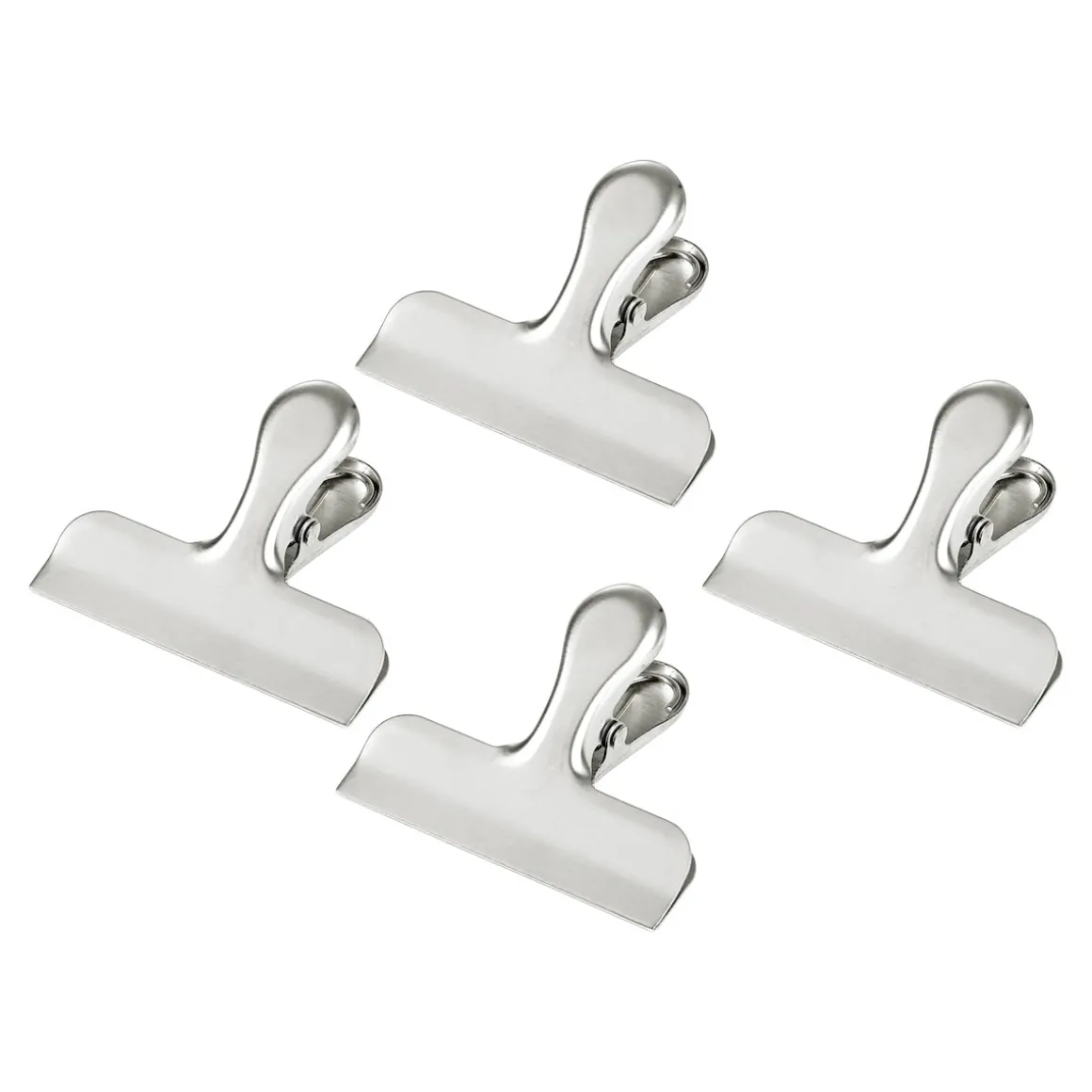 Edelstahl Verschlussclips "XXL", 4 Stück