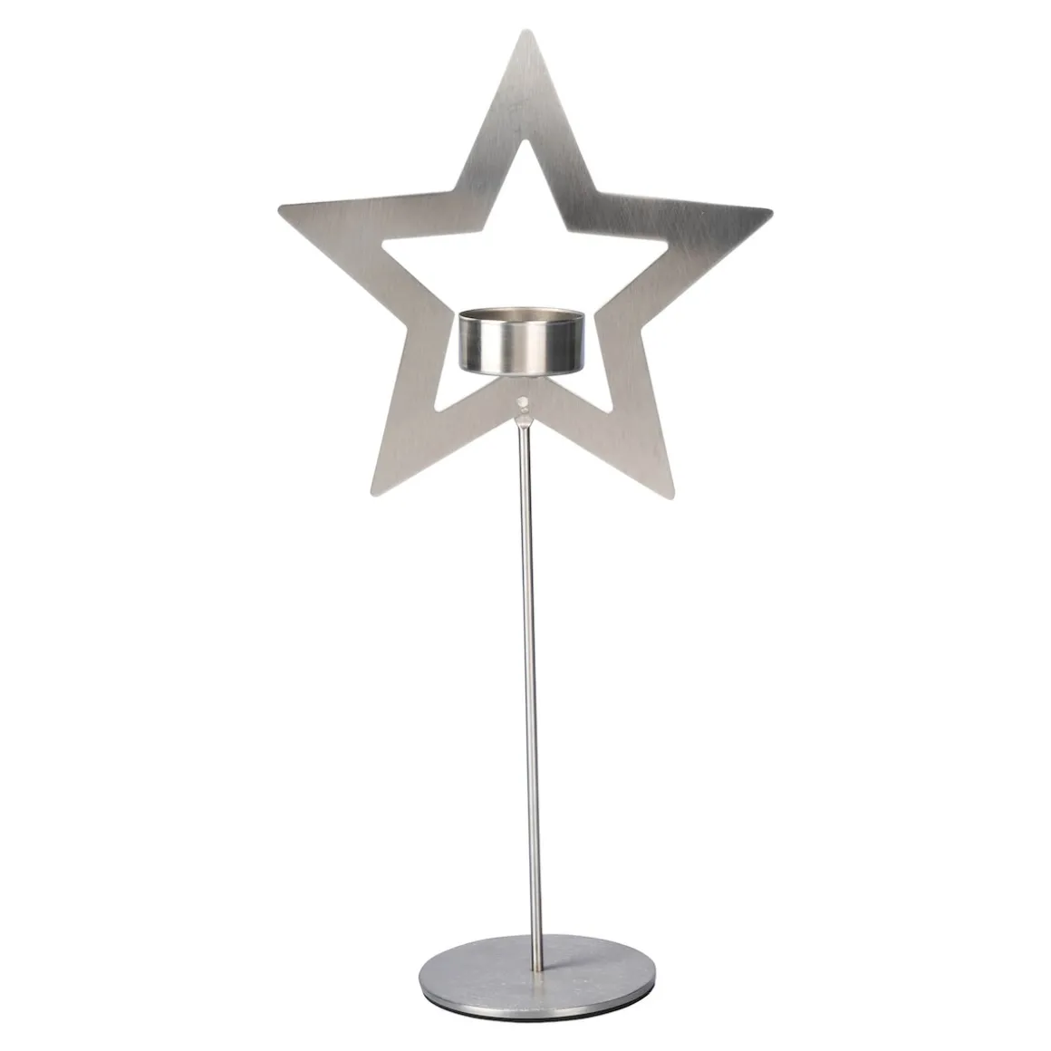 Edelstahl-Teelichthalter "Stern" Stern
