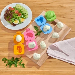 Eierformer, 2 Stück Fisch & Auto