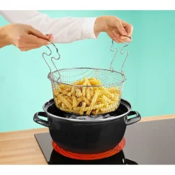 Emaille-Frittiertopf