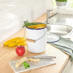 Emaille-Mülleimer „Klassik“