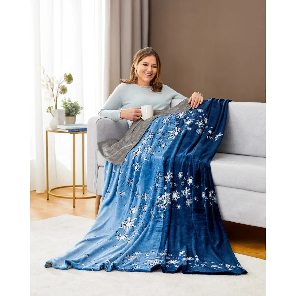 2er Sparset Kuschel-Bettwäsche "Cashmere like“, 4-teilig,135x200 cm