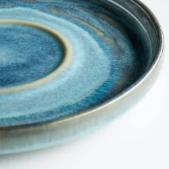 Espressotassen-Set, Steinzeug TIEFER SEE Blau / Grün