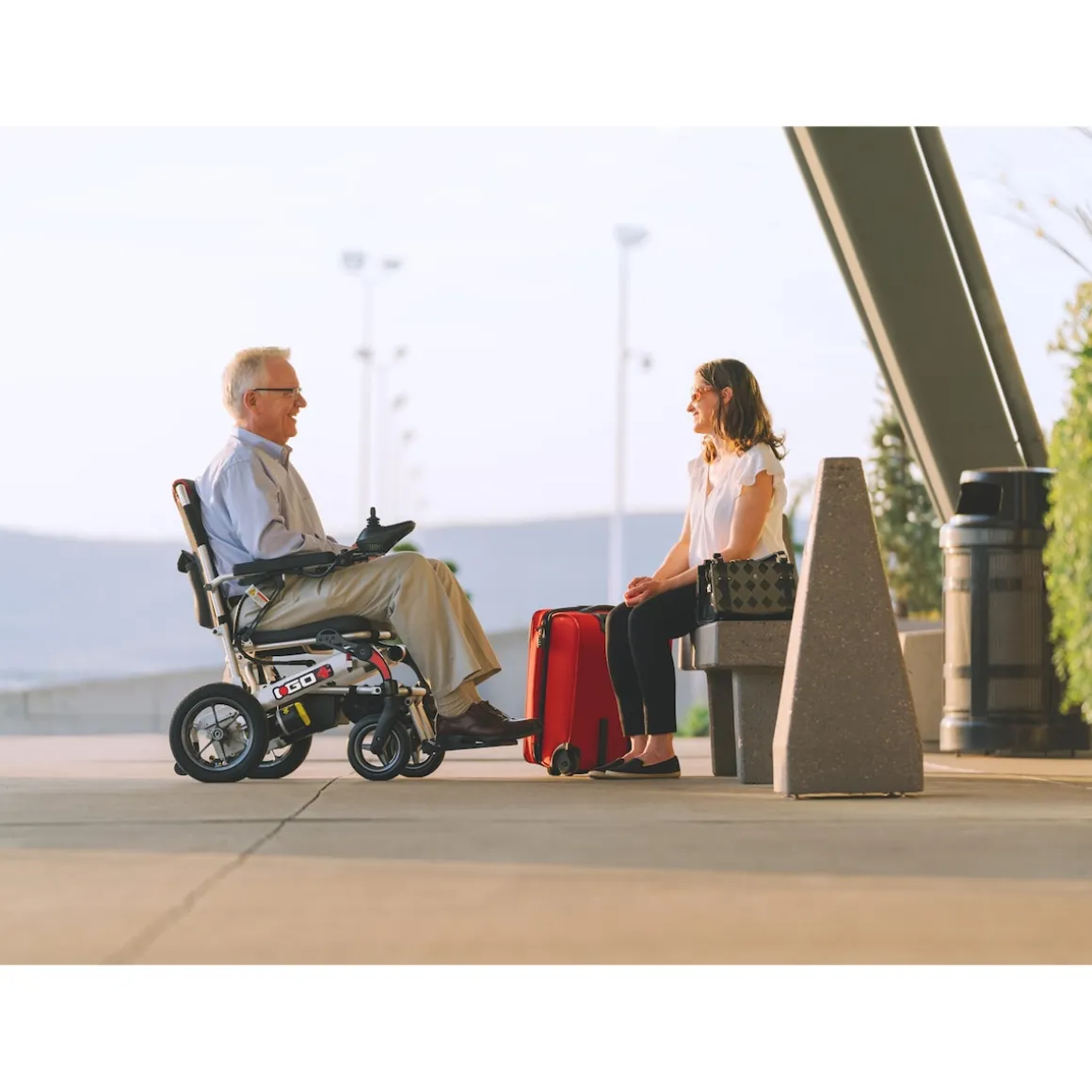 Falt-Elektrorollstuhl M40+ mit Hinterradantrieb
