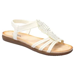 Fashion-Sandale "Feder" weiß