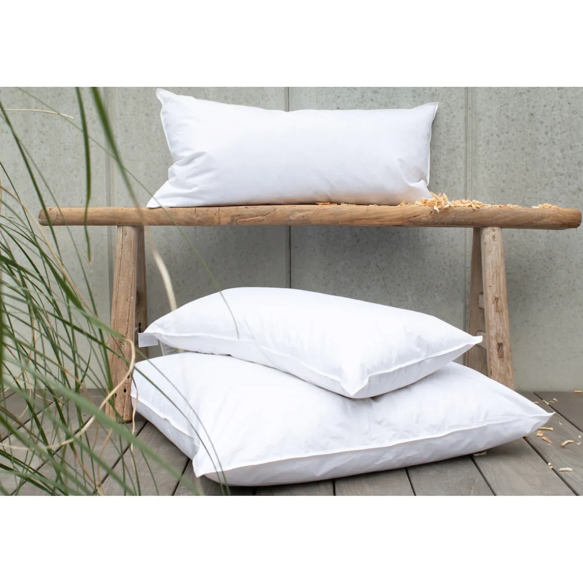 Feder-Daunen Kopfkissen "Zirbe" 40x80 cm