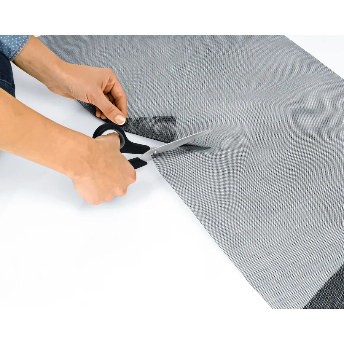 Fenster-Insektennetz "Magic Klick" mit Magnetbefestigung, 150x130 cm, zuschneidbar