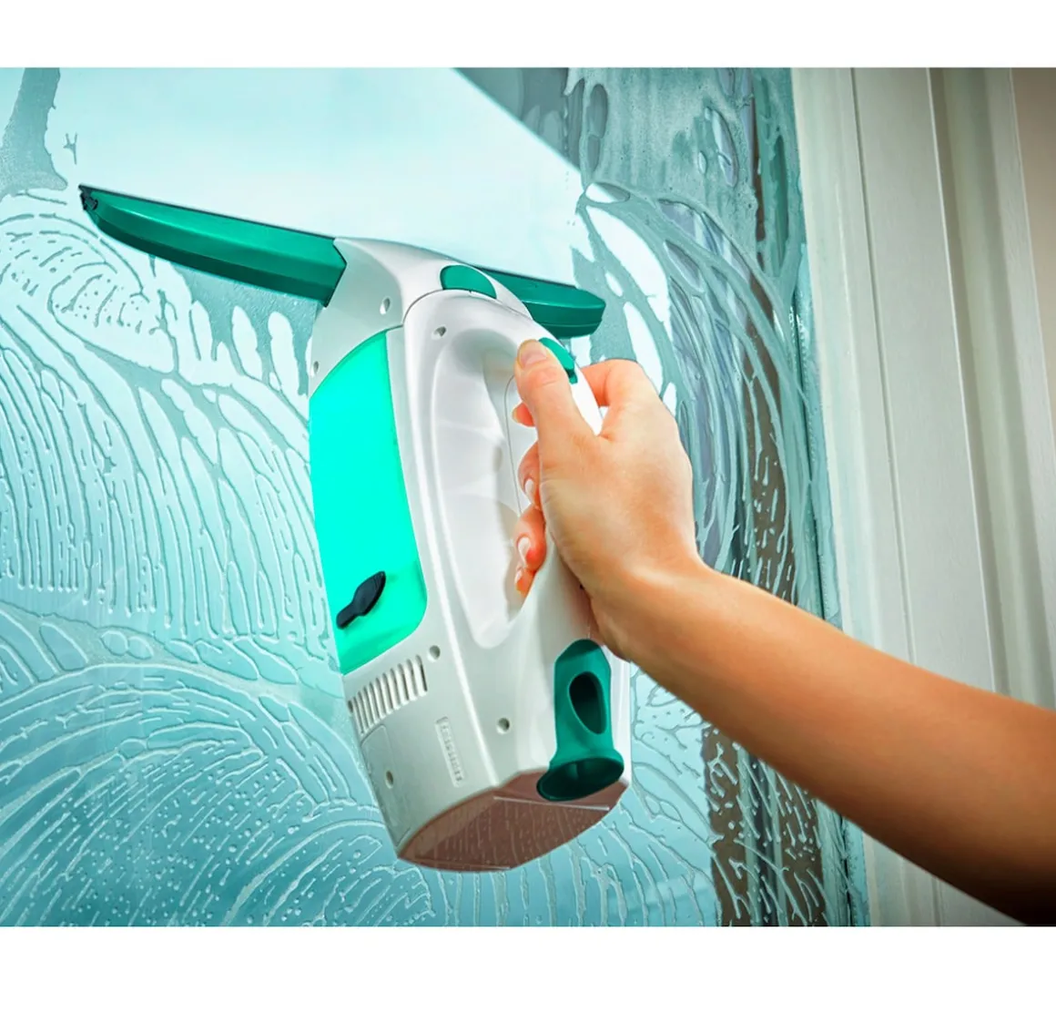 Fenstersauger "Dry & Clean" mit Stiel und Einwascher