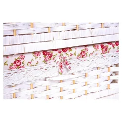 Flecht-Kommode „Romantik“ 4 Fächer