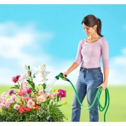 Flexibler Gartenschlauch + Gratis Sprühkopf 2,5 - 7,5m
