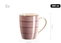 Frühstücksgeschirr, Steingut Lumaca Berry