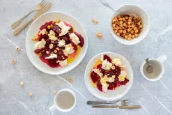 Geschirr-Set, Keramik Andoro 4 x Speisteller, 4 x Dessertteller, 4 x Kaffeebecher, 4 x Müslischale