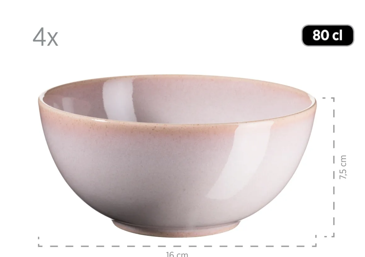 Geschirr-Set, Keramik Ossia Sand, Hellblau