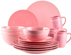 Geschirr-Set, Keramik Ossia Sand, Hellblau