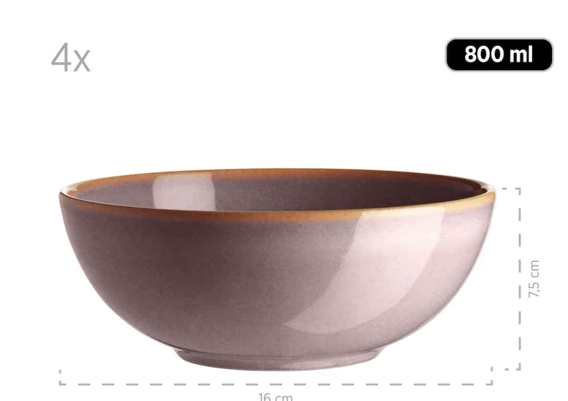 Geschirr-Set, Keramik Ossia Sand, Hellblau