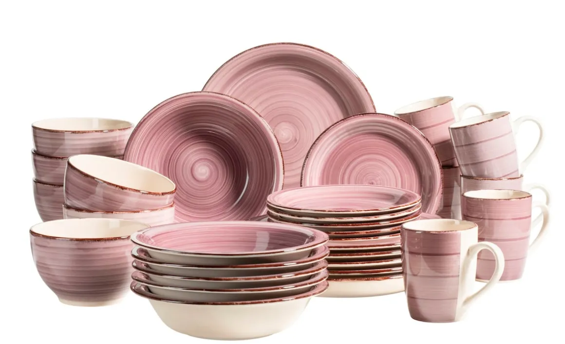 Geschirr-Set, Steingut Lumaca Berry