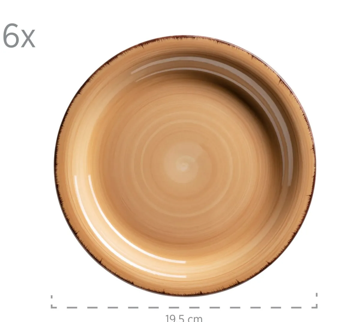 Geschirr-Set, Steingut Lumaca Berry