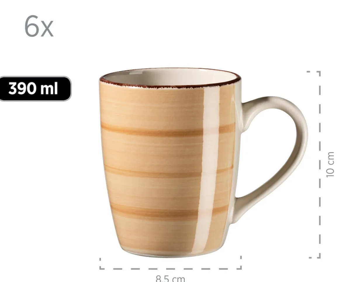 Geschirr-Set, Steingut Lumaca Berry