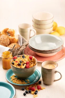 Geschirr-Set, Steingut Lumaca Berry